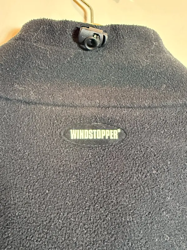 Vintage Marmot Windstopper Full Zip Fleece Vest Women's Large Black Gorpcore - Image 11