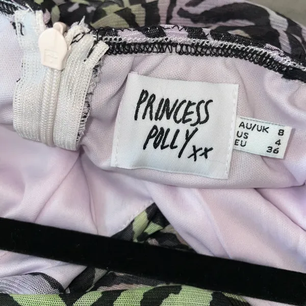 Princess Polly bodycon ruched zebra print mesh dress - Image 2
