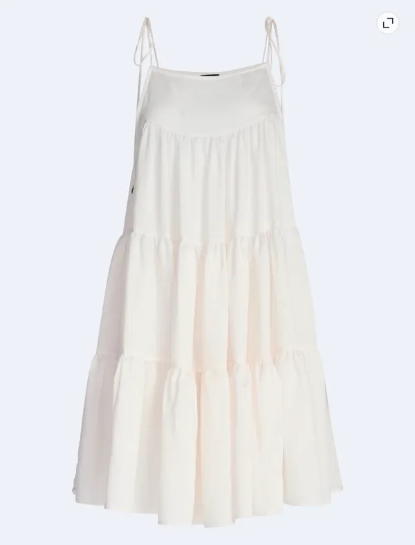Flowy tier mini dress White Size XS - Image 3