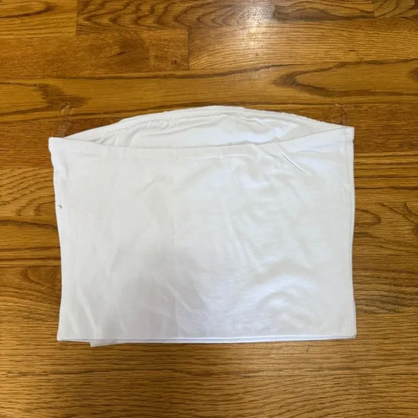 Active Basic White Tube Top Small - Image 3