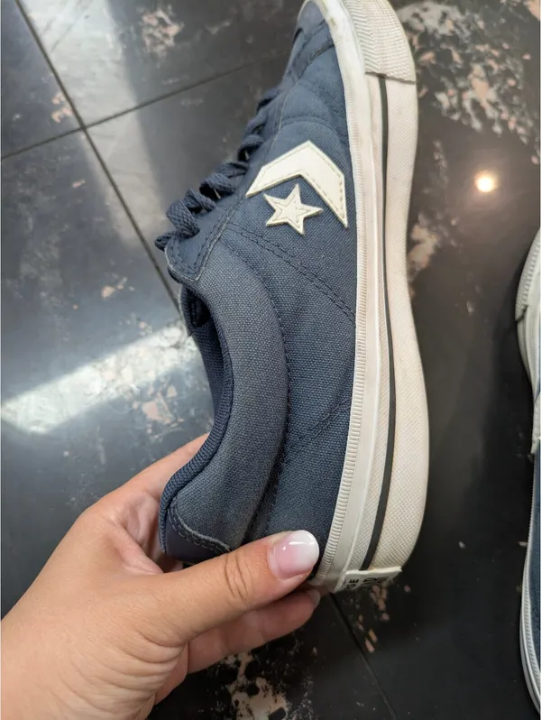 Converse Navy Unisex Sneakers Size 8.5 - Image 10