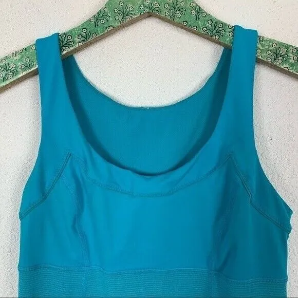 Lululemon Tank Top 6 Blue Racerback Activewear Gym Yoga Athleisure - Image 2