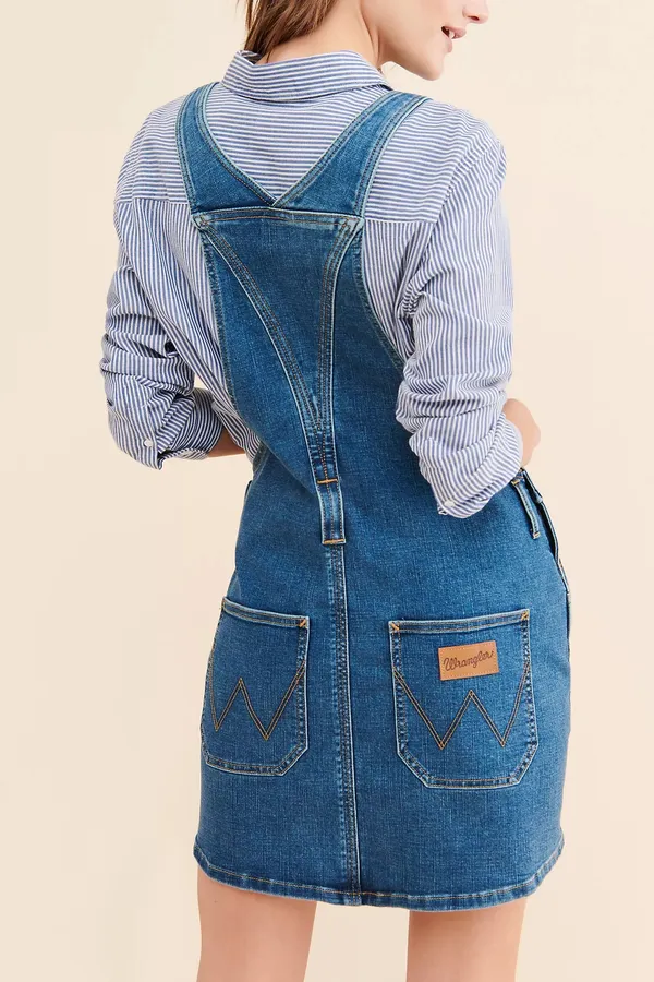 Wrangler Yesterday Denim Skirt Overalls - Image 2