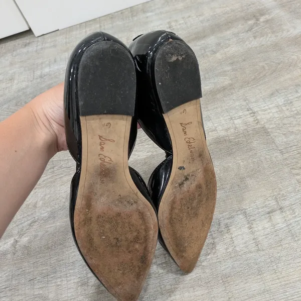 Sam Edelman Rodney Black Patent Leather D'Orsay Flats Size 6 - Image 7