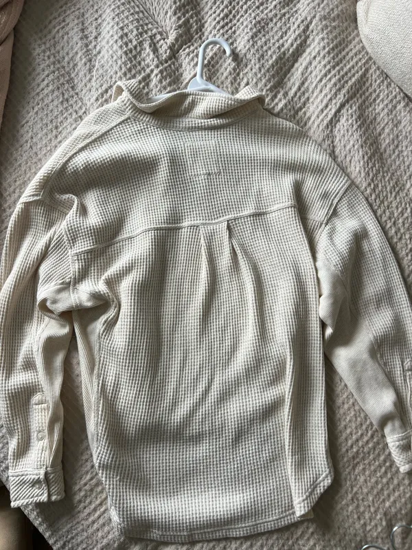 Aerie Waffle Knit Button Down - Image 2