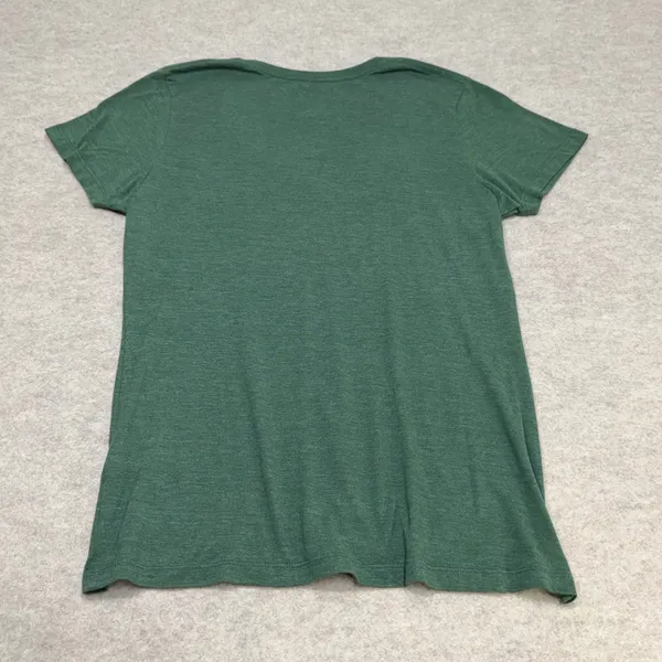 NFL Team Apparel Green Bay Packers Womens V-Neck T-Shirt Green‎ Large Football - Image 2