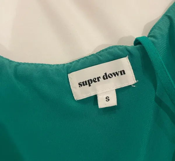 Green Wrap Dress Revolve - Image 6