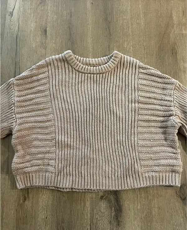 Kendall + Kylie Dusty Pink Sweater - Image 2
