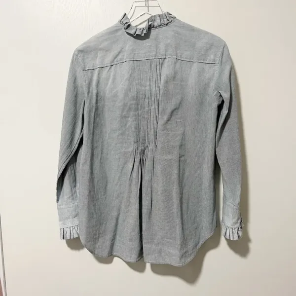 Rebecca Taylor LA VIE Striped Top Ruffle‎ Trim - Image 5