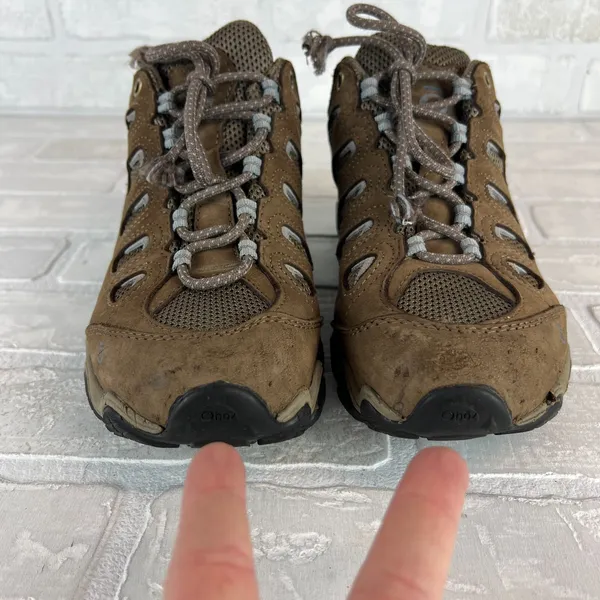 Oboz‎ Sawtooth II Hiking Shoes Low Waterproof B Dry Womens 7.5 38 Brown Boots - Image 9