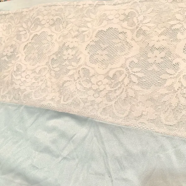 Women’s Vintage Montgomery Ward blue slip nightgown size medium - Image 7