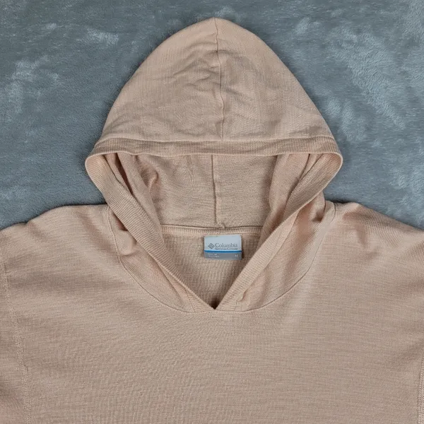 Columbia Women’s Longer Days Hoodie Size M Medium Orange - Image 2