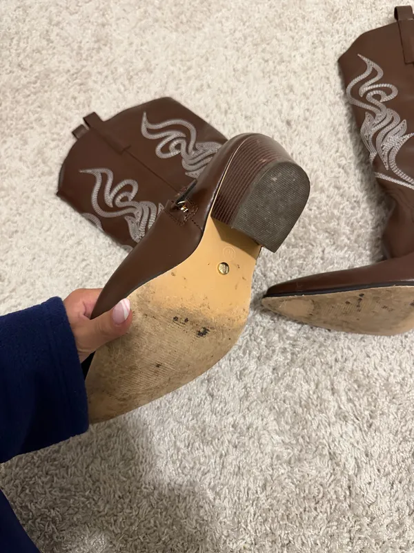 brown cowgirl boots - Image 3