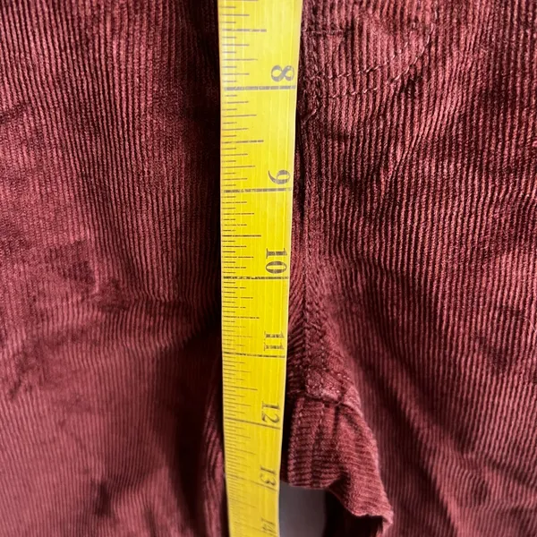 Old Navy Brown Corduroy Pants Womens Size 4‎ Higher High Rise Flare 70s Retro - Image 5