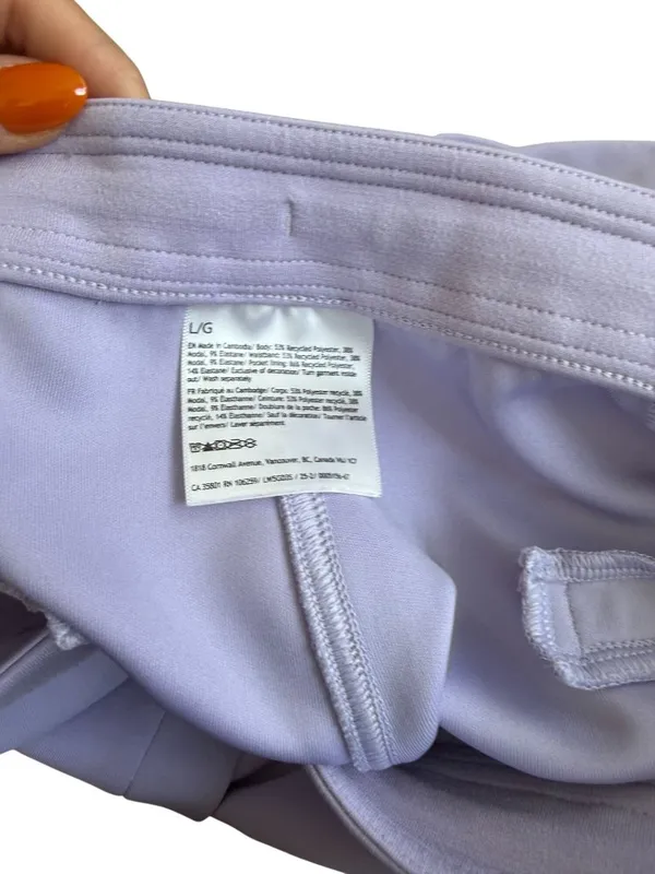 Lululemon Women’s Light Purple Softstreme Pintuck Wide Leg pants Size 8 - Image 6