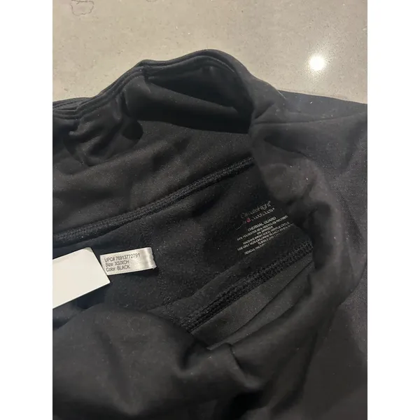 ClimateRight by Cuddl Duds‎ Thermal Guard Leggings Black XS Base Layer - Image 3