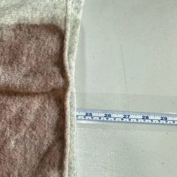 French‎ Connection Wool Blend Light Gray Bell Sleeve Boat Neck Sweater Small - Image 6