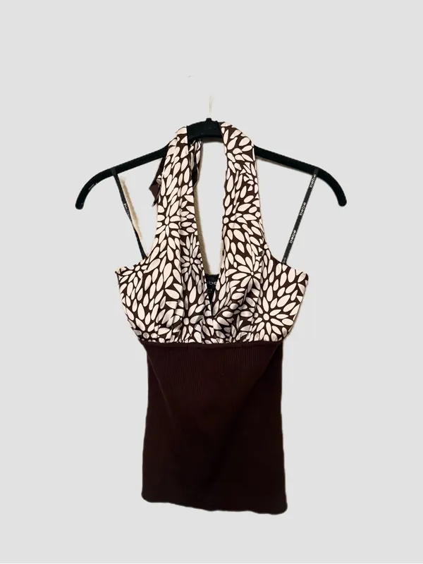 Y2K Vintage Bebe Charm Halter Top - Image 3