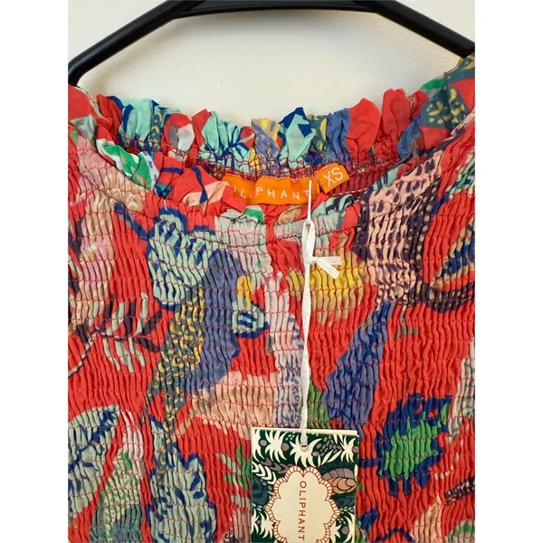 Oliphant Polly Coral dress Pink Size XS - Image 5