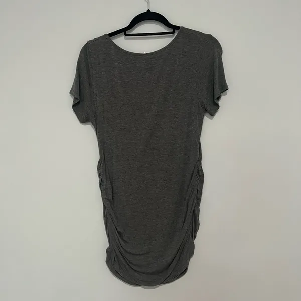 PinkBlush dark gray maternity mini dress - Image 6