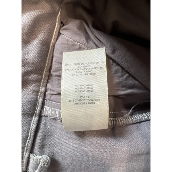 ARITZIA Wilfred‎ Free Modern Cargo Pants High Rise Purple Slate Utility Size 16 - Image 9