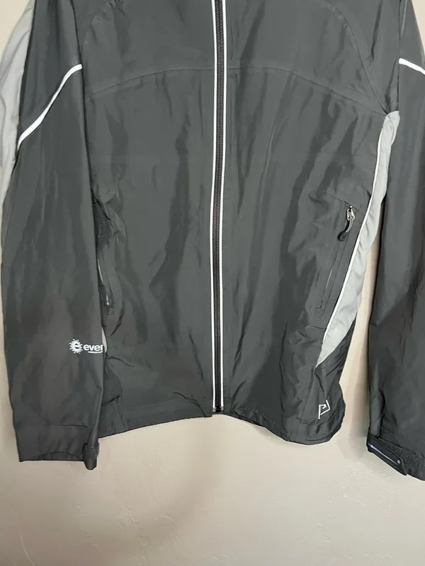 REI Women’s‎ Event Waterproof Gray Lightweight Windbreaker Jacket - Image 4