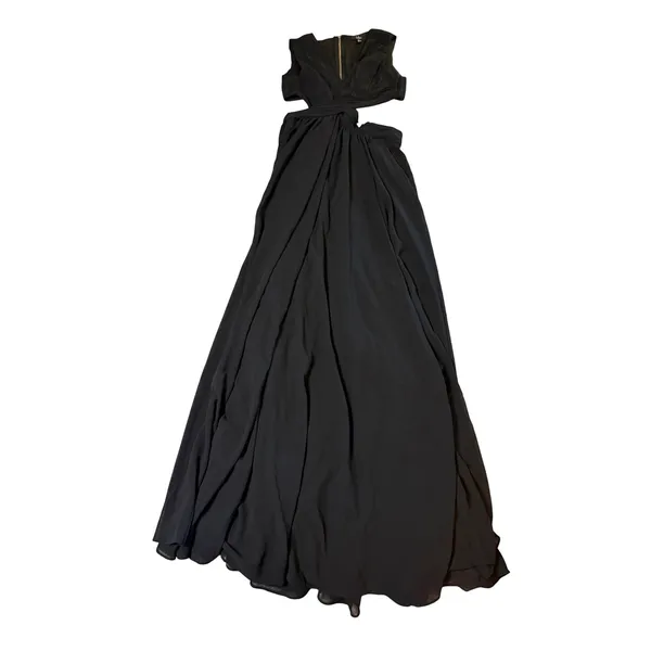 NWT Lulus Size Medium Melora Black Sleeveless Maxi Dress Formal Special Event - Image 3
