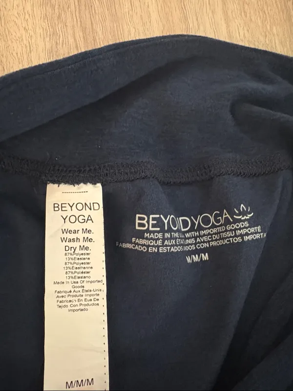 Beyond Yoga Spacedye Everyday Pants Women’s Size Medium Navy Blue - Image 6