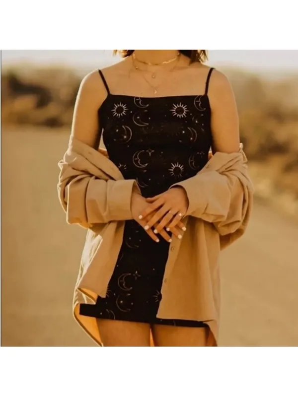 Urban Outfitters Celestial Sun & Moon mini dress - Image 3
