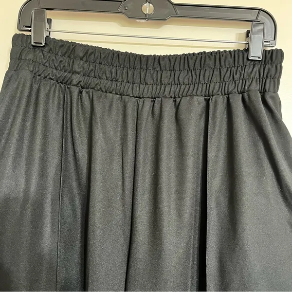 NWT Women's‎ Top Shop Wide Leg Black Pants With Pockets Size 8-10 - Image 2