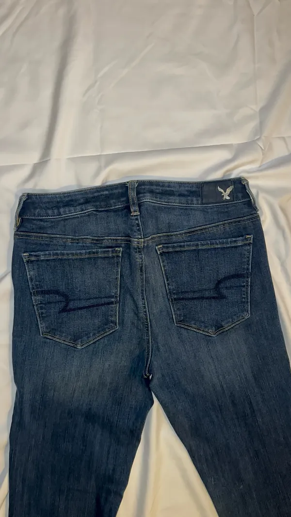 American Eagle AEO X4 Hi-Rise Jegging Jeans Size 6 Long - Image 5