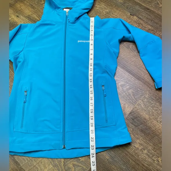 Patagonia Simple Guide Hoody Jacket Coat Women’s Size Medium Zip Up Curacao Blue - Image 3