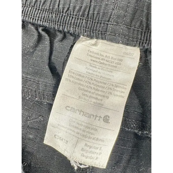 Carhartt Cotton Blend Black Cargo Pants Size Small EUC!!! - Image 5