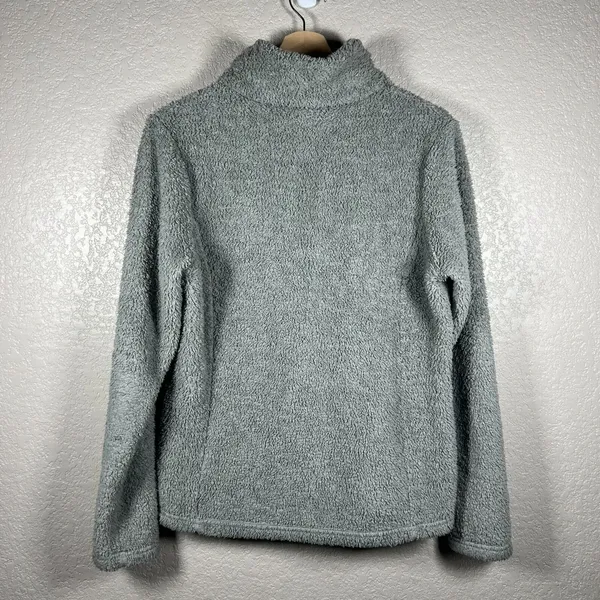 Patagonia Womens Los Gatos 1/4 Zip Fleece Pullover Size M Gray Outdoor 25235 - Image 8