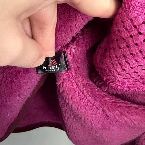 Patagonia Women's Re-Tool Snap-T Quarter Pullover‎ Fleece Berry Pink Size Large - Image 4