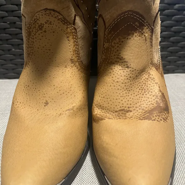 Dingo Tan Studded Western Cowboy Boots 9.5 - Image 10