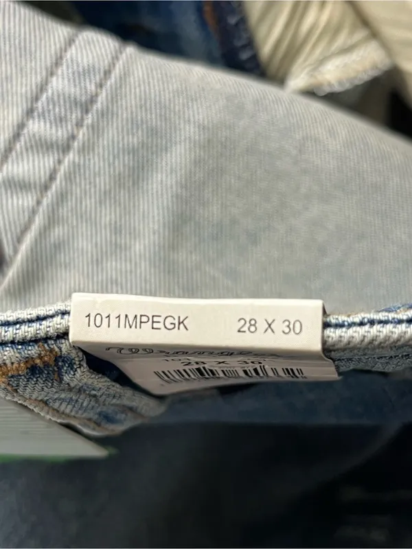 Wrangler Retro Trouser Womens Size 28 x 30 Blue Denim Jean Western 1011MPEGK NEW - Image 5