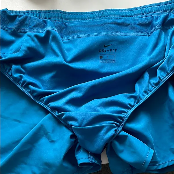 Nike Women's Teal Running Shorts Large - Image 7