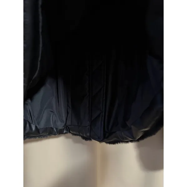 Levi's All Over Faux Fur Black Coat Size XL - Image 8