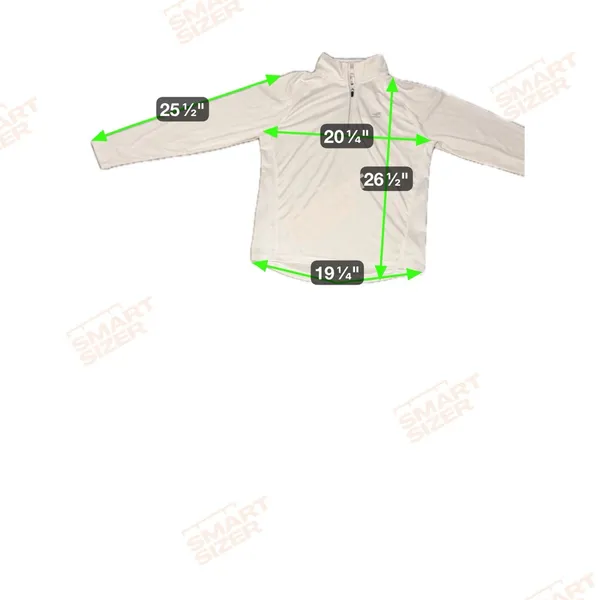 Fila Women’s pickleball quarter-zip pullover. It is a long-sleeve White Small‎ - Image 6