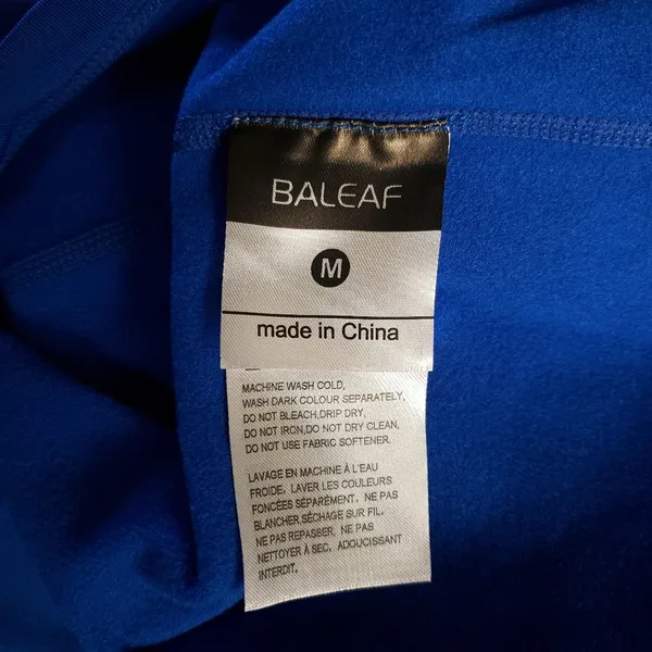 Baleaf Blue Thermal Long Sleeve Shirt‎ Medium - Image 5