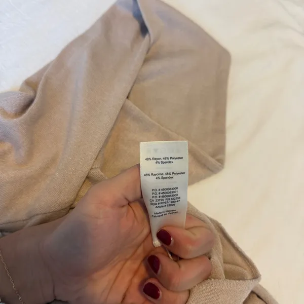 Aritzia Wilfred Free Beige Long Sleeve  - Image 4