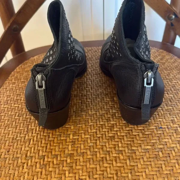 1. State black leather grommet black bootie 6 - Image 5