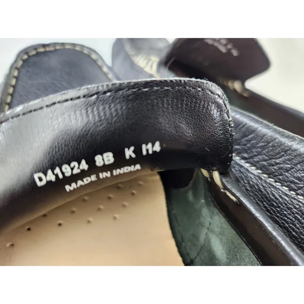 Cole Haan Women's Leather Driving Loafers Navy Gray Shoes Slip On 7.5 Size 8B - Image 10