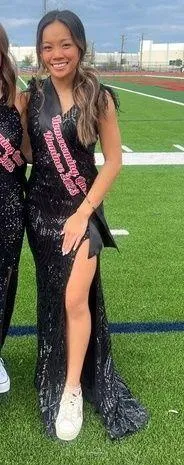Windsor Black Sequin Prom Dress - Image 2