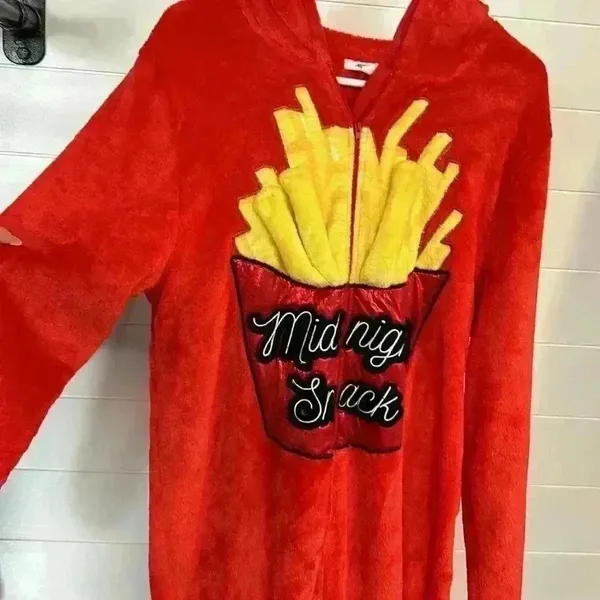 Midnight Snack Onesie Red Size XL - Image 2