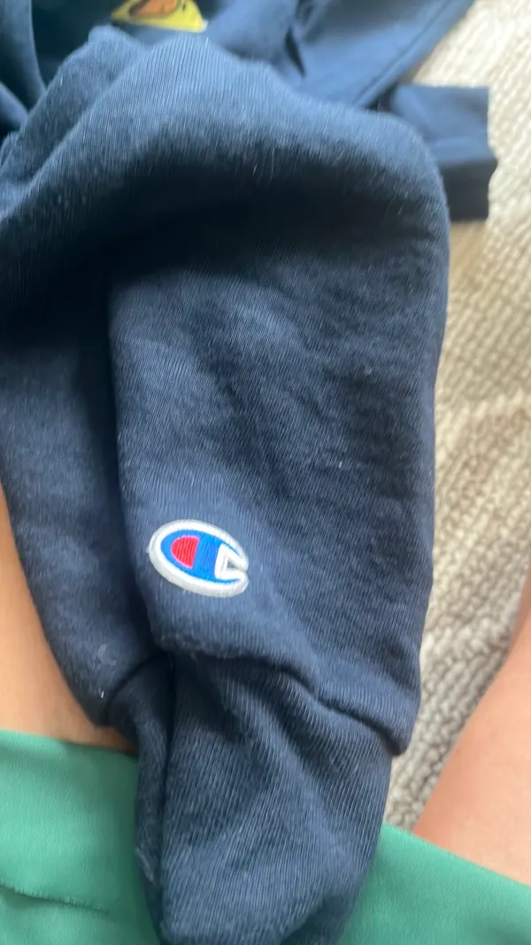 Champion Sadderday Navy Hoodie - Image 5