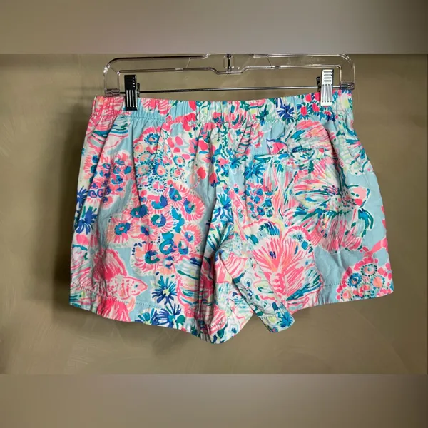 Lilly Pulitzer Womens Casual Shorts Feminine Coastal Vacation Resortwear|Size:XS - Image 4
