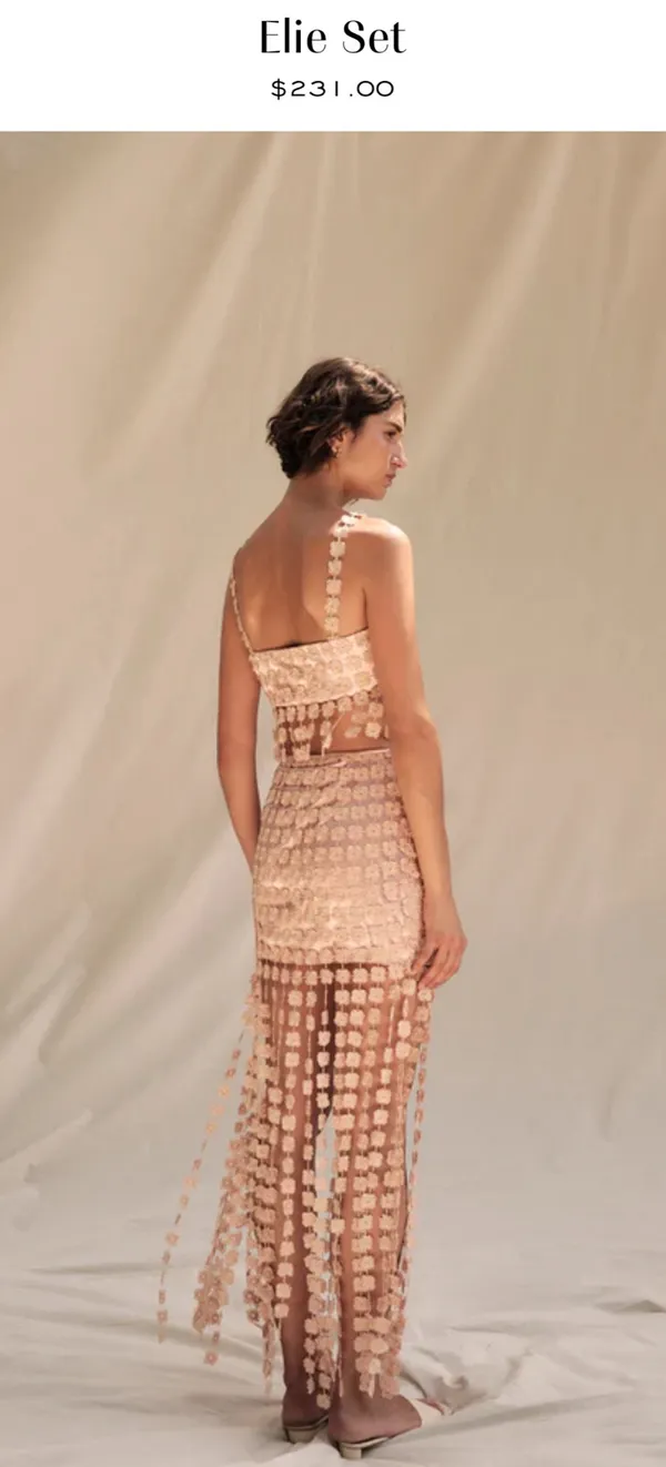 SAYLOR Floral Fringe Elie Set - Image 8