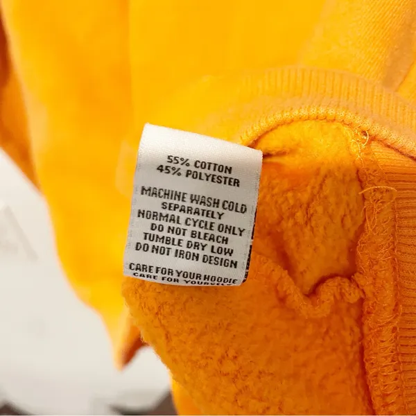 Lonely Ghost Size Medium‎ Text Me When You Get Home Orange Sweatshirt - Image 4